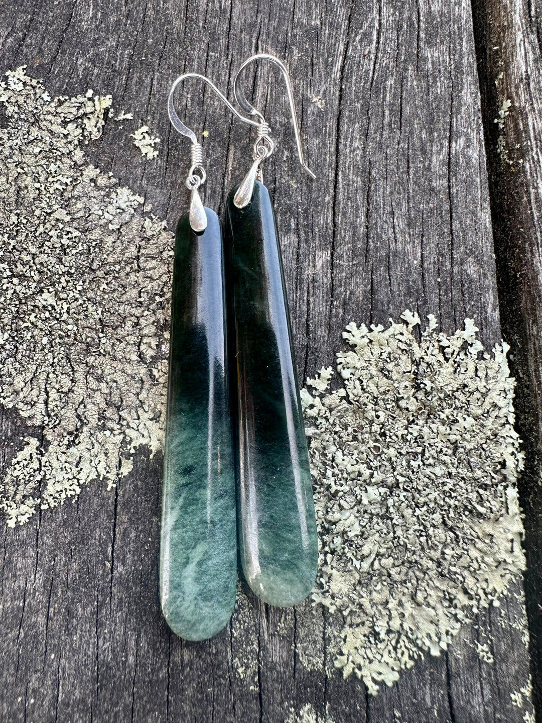 Long Marsden flower earrings