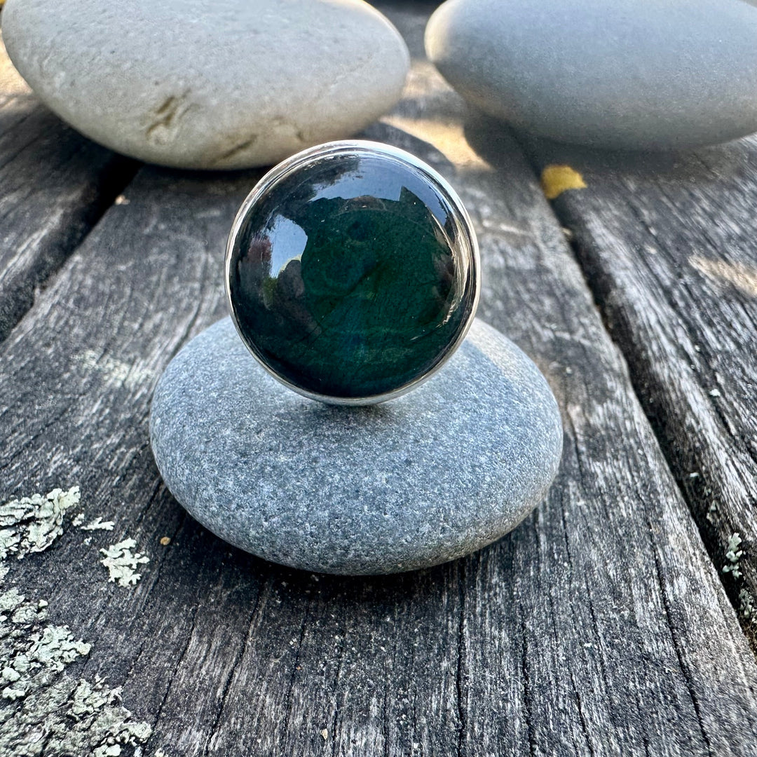 20mm labradorite ring