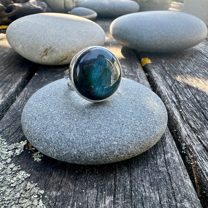 20mm labradorite ring
