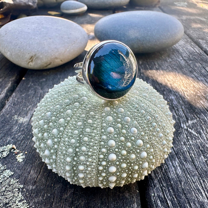 20mm labradorite ring