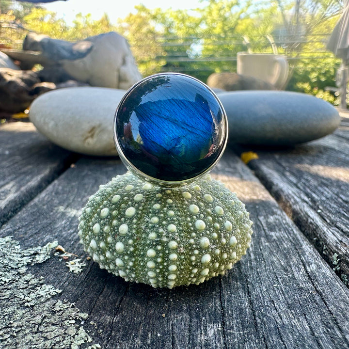 20mm labradorite ring