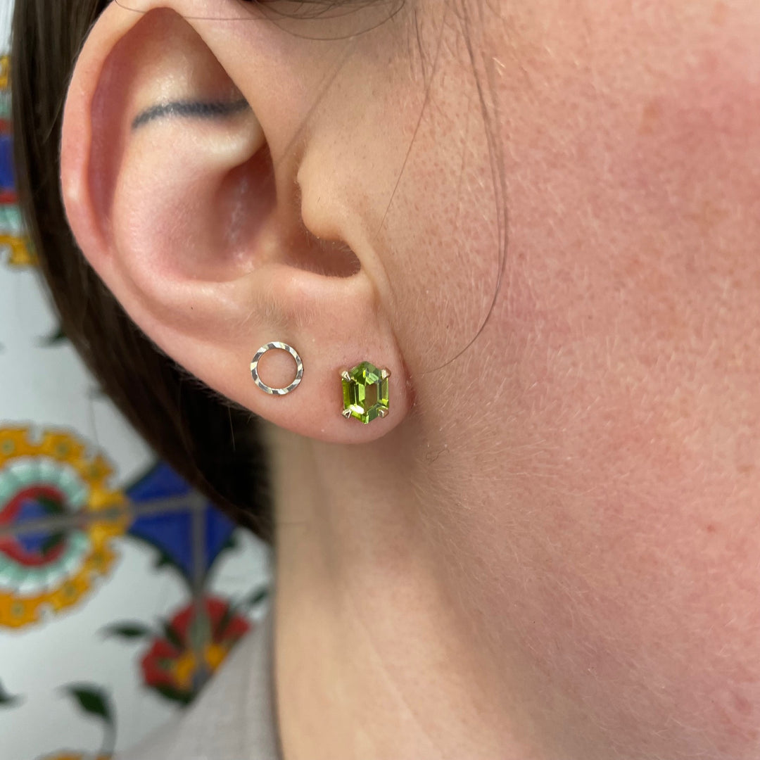 Peridot studs