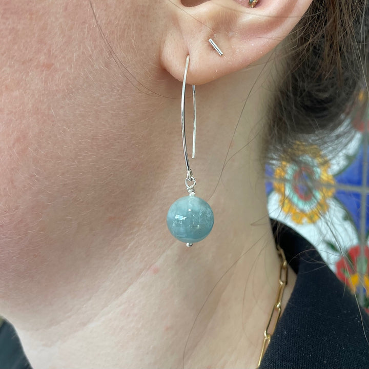 Aquamarine earrings