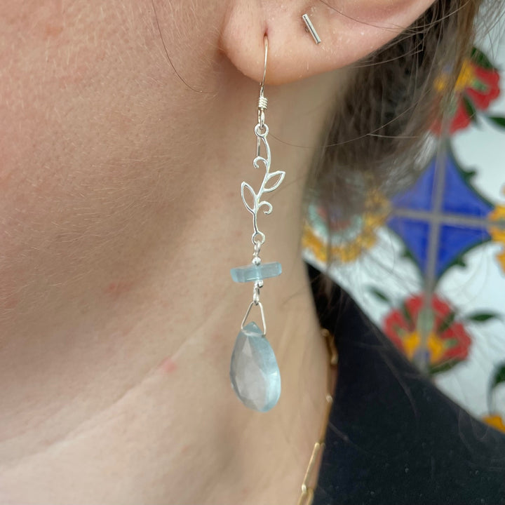 Aquamarine earrings