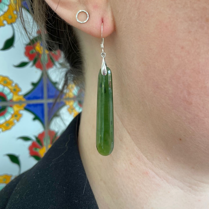 Kawa kawa greenstone earrings