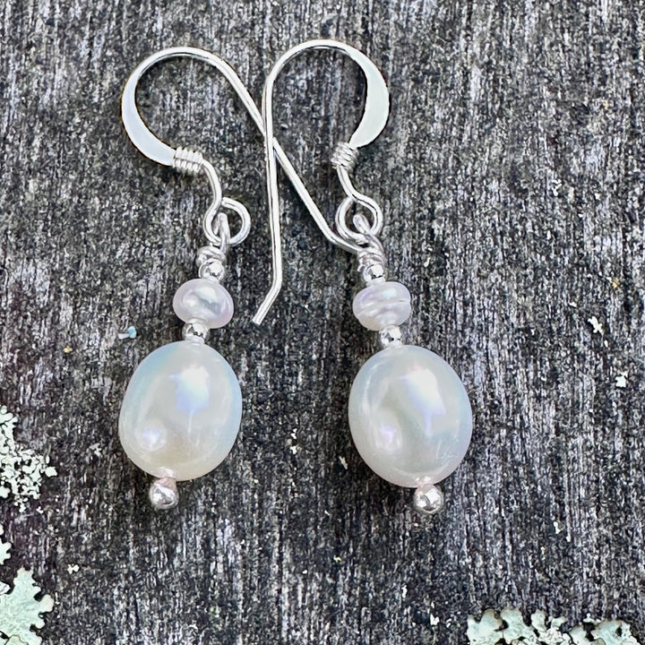 small freshwater pearl earrings