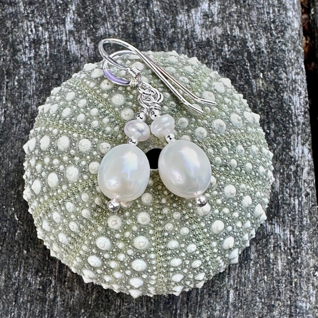 small freshwater pearl earrings