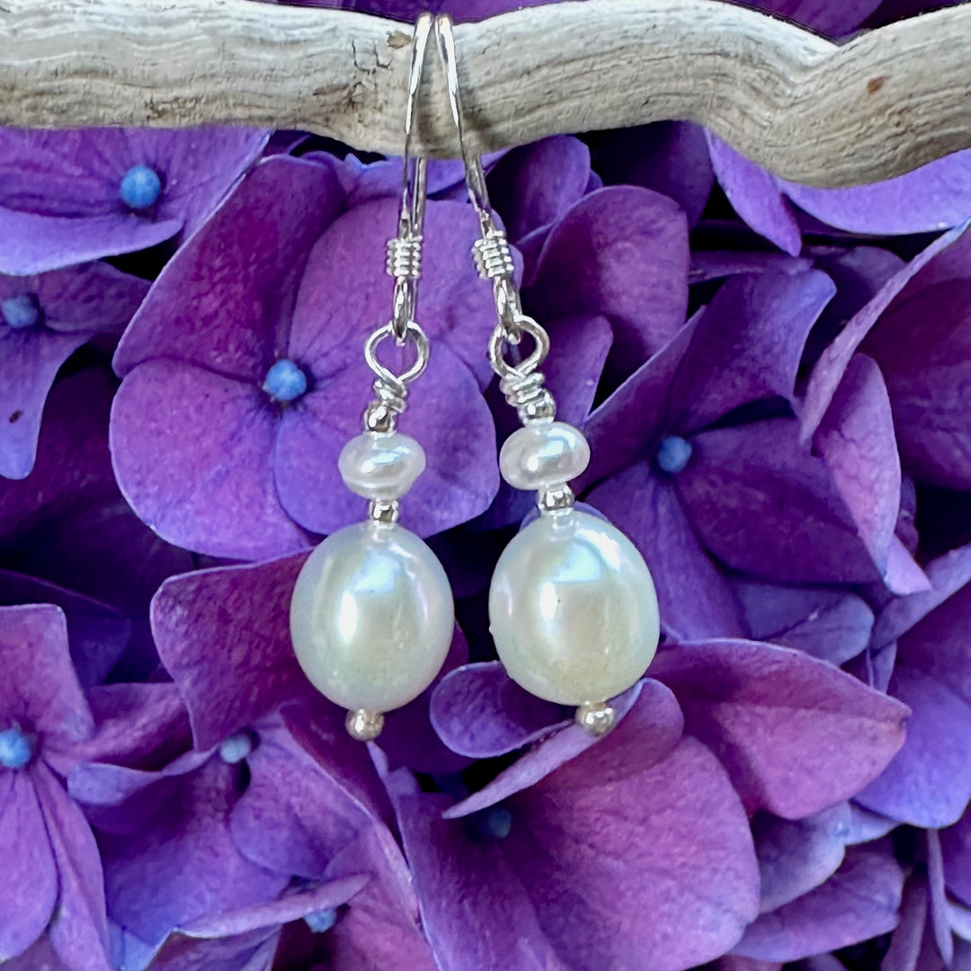 small freshwater pearl earrings
