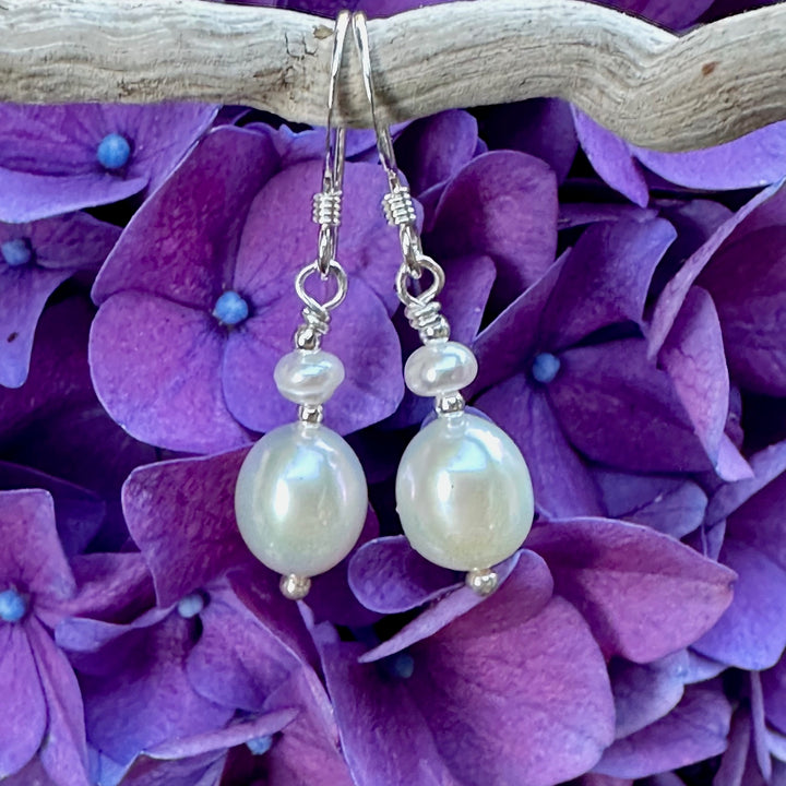 small freshwater pearl earrings