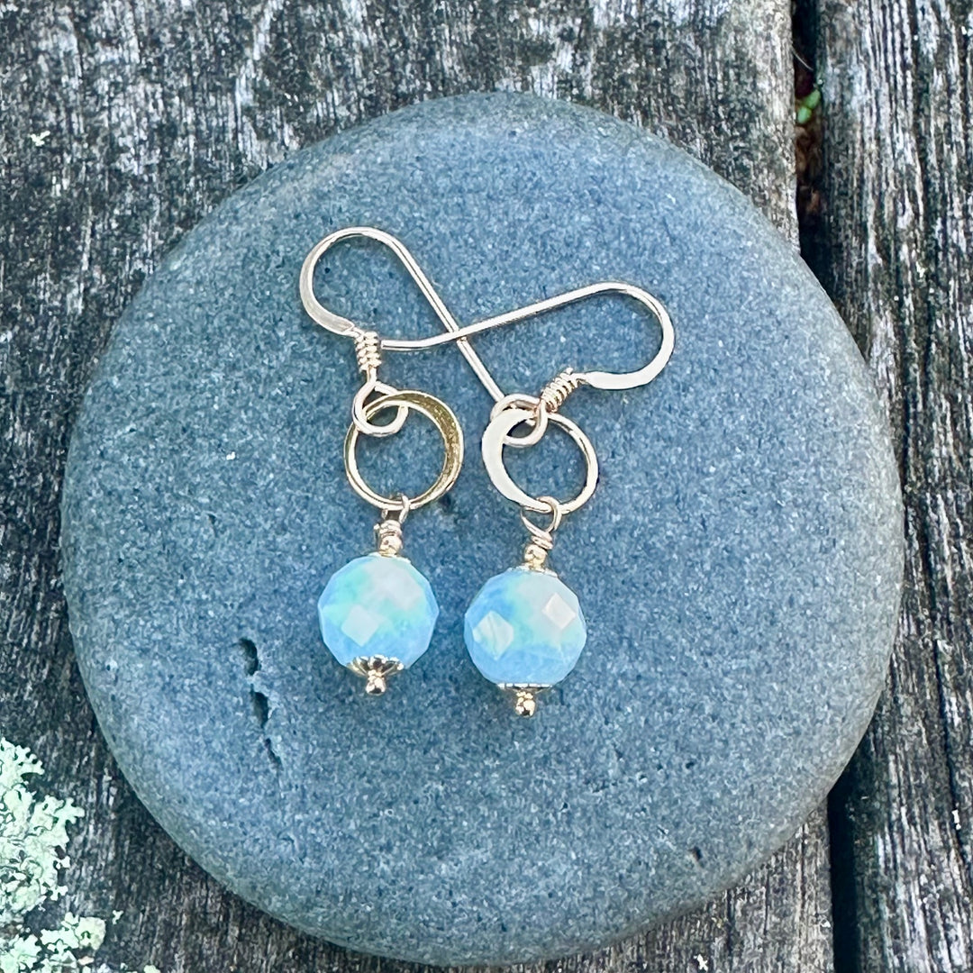 Aquamarine earrings