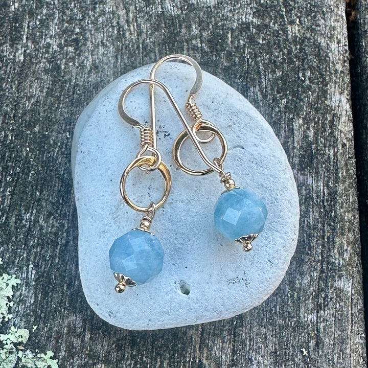Aquamarine earrings