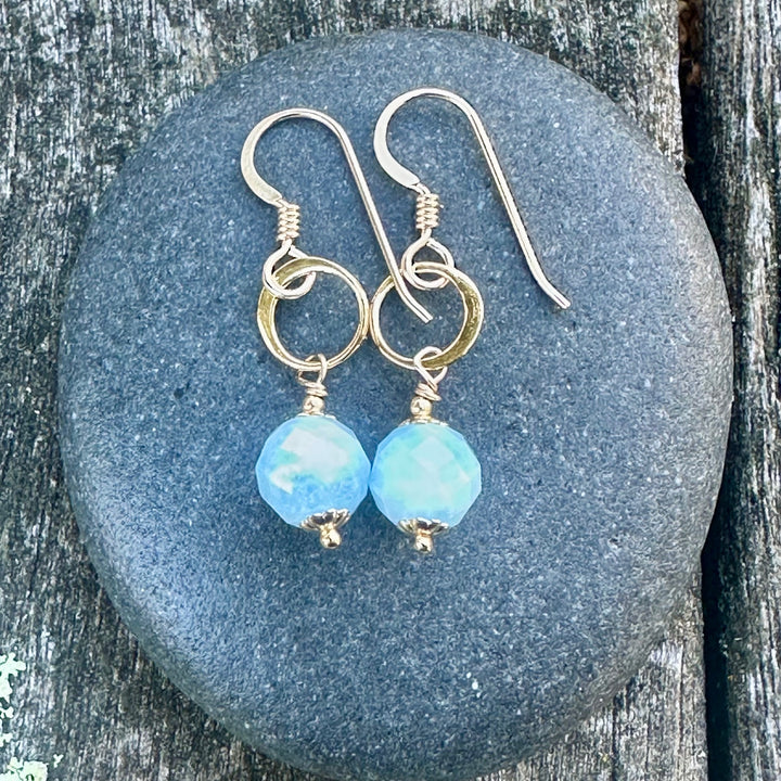Aquamarine earrings