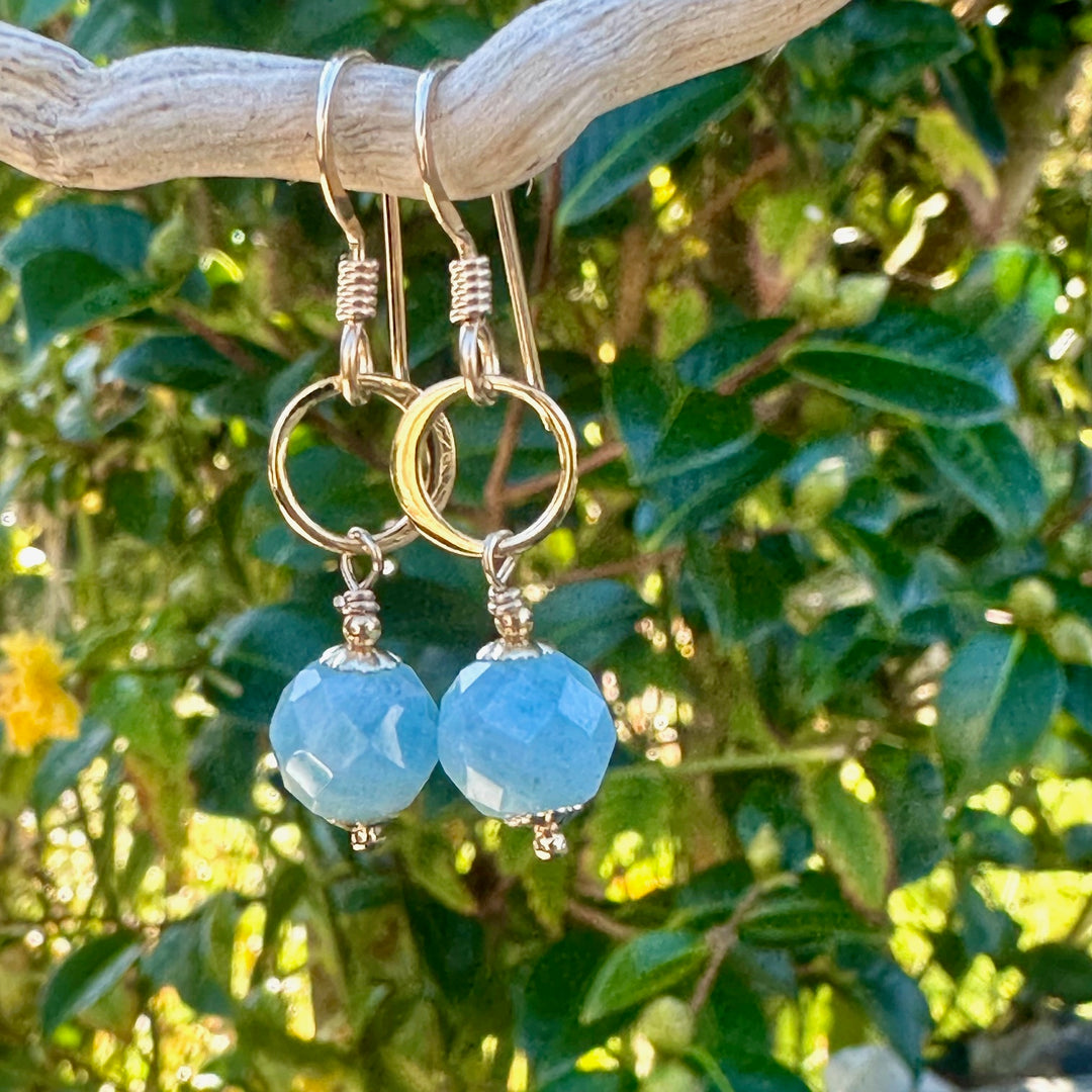 Aquamarine earrings