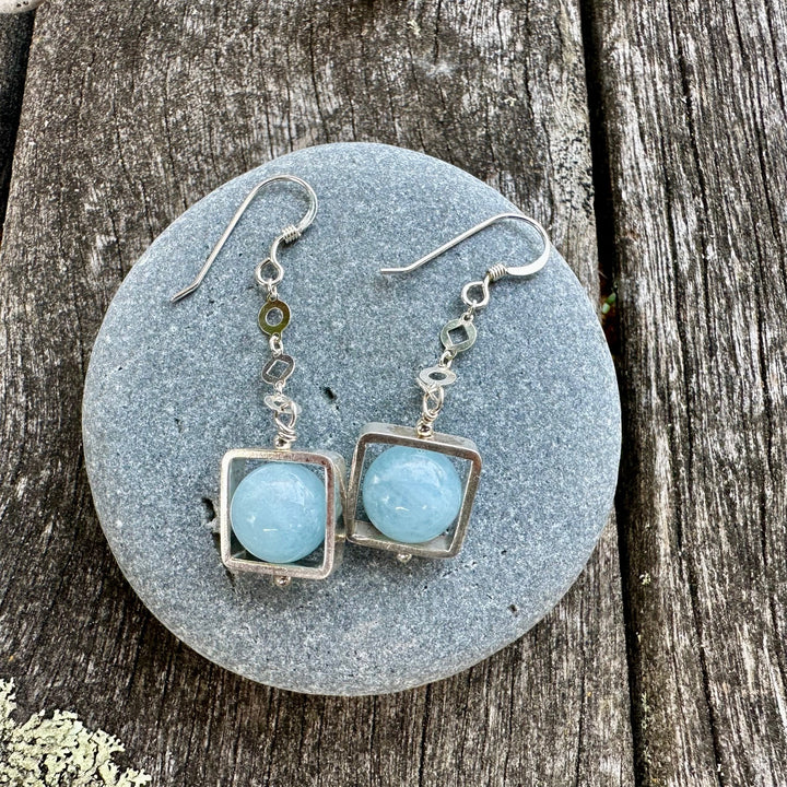 aquamarine earrings