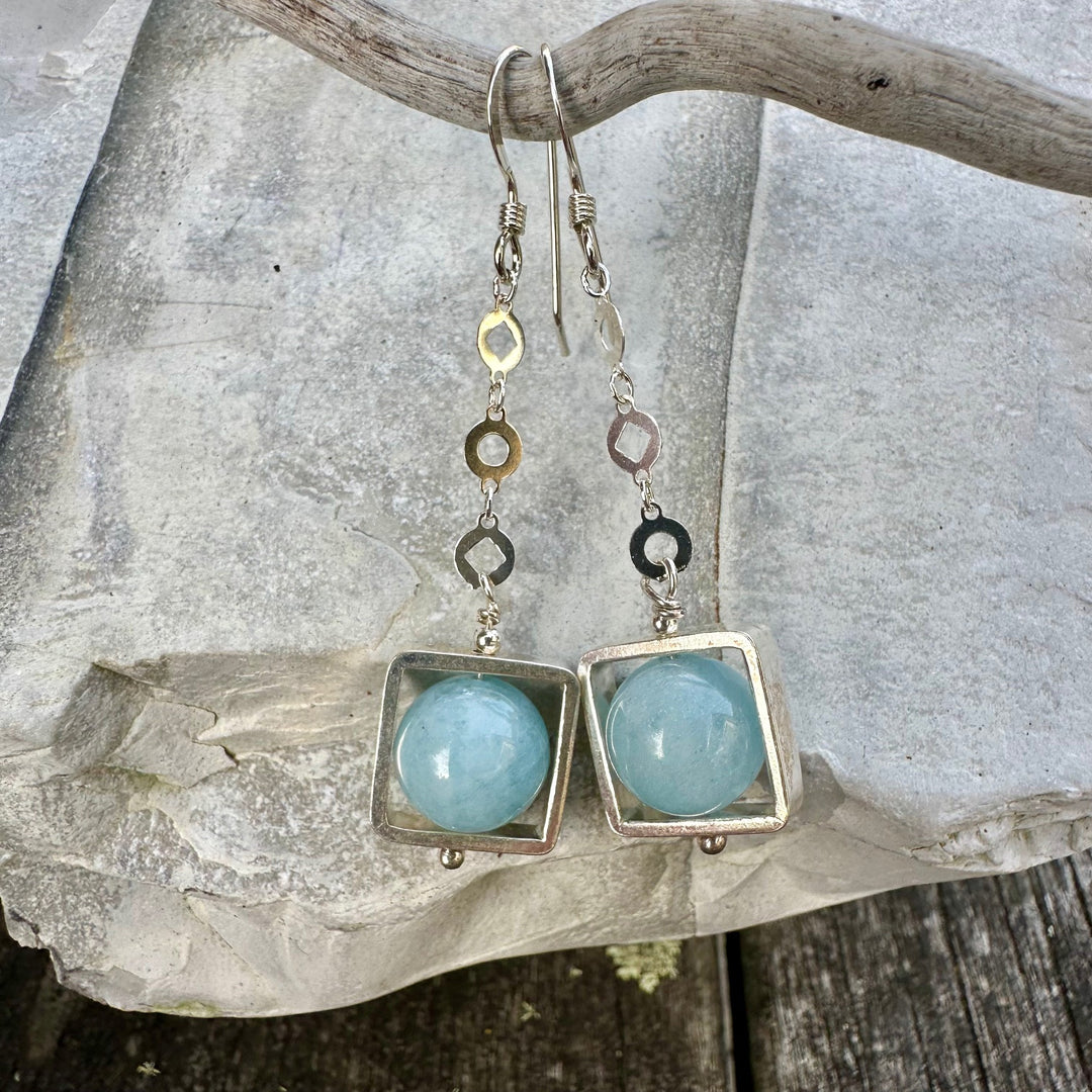 aquamarine earrings