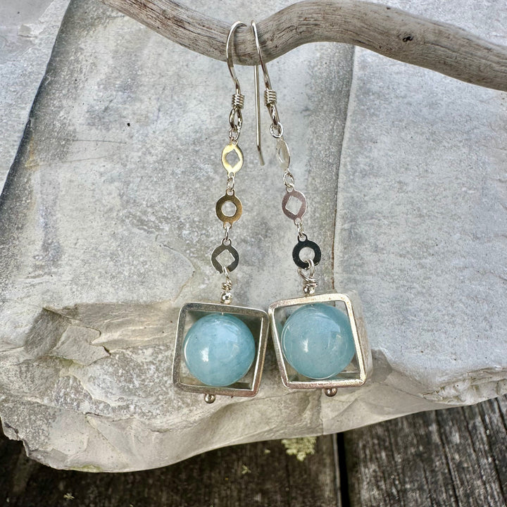 aquamarine earrings