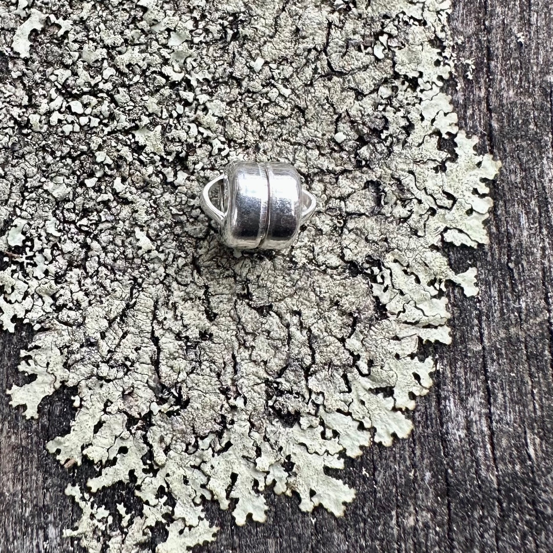 small sterling silver magnetic clasp