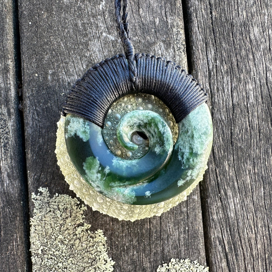 Large Marsden flower koru