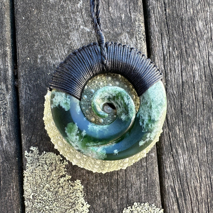Large Marsden flower koru
