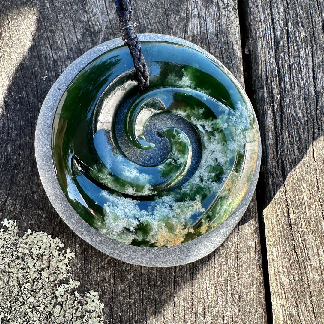 Large Marsden flower koru