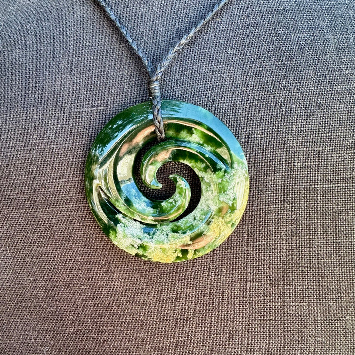 Large Marsden flower koru