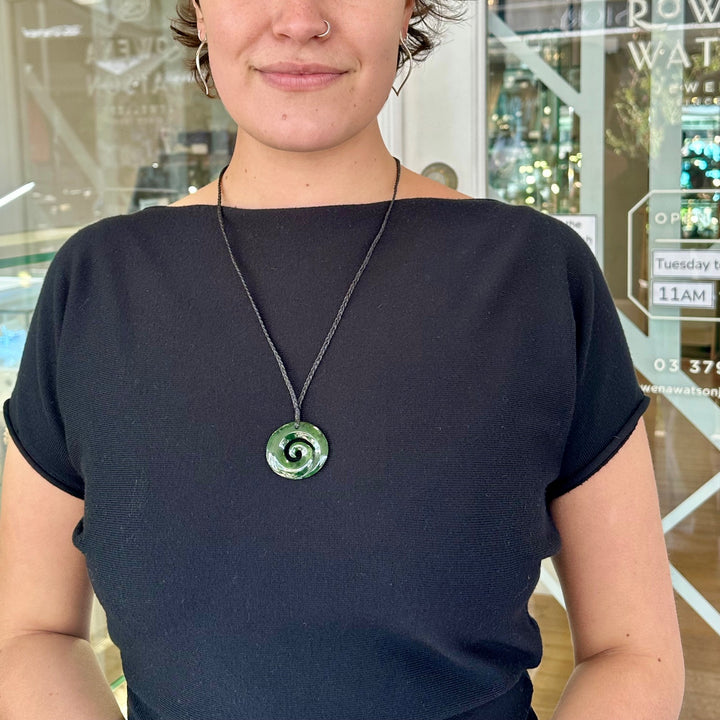 Kawa Kawa oval koru necklace