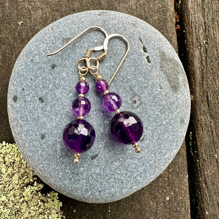 Amethyst earrings