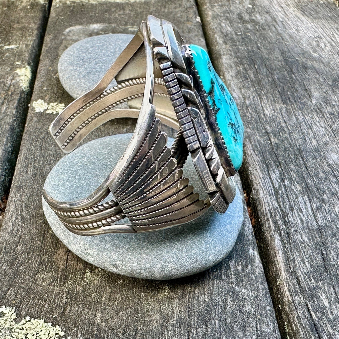 Vintage Navajo turquoise cuff