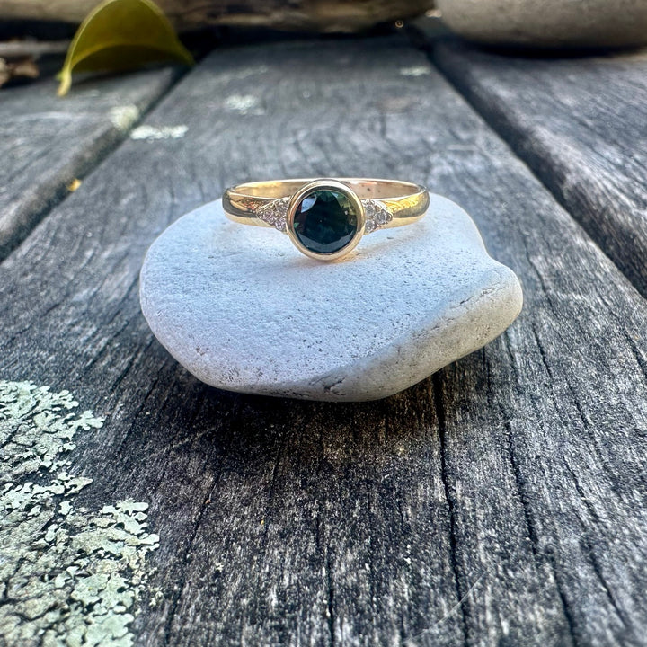 Australian sapphire ring