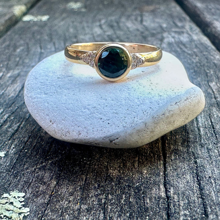 Australian sapphire ring