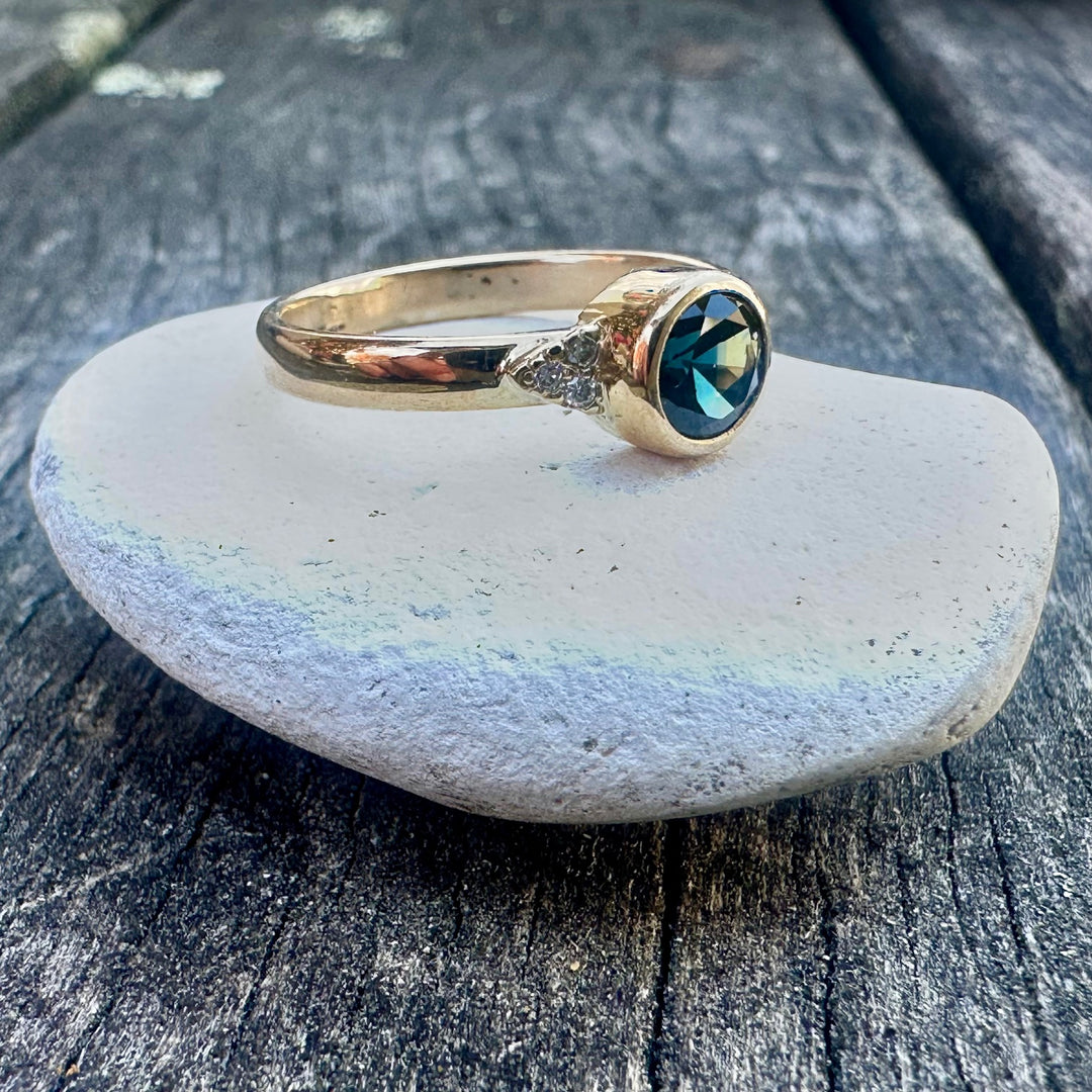 Australian sapphire ring
