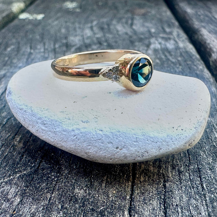 Australian sapphire ring