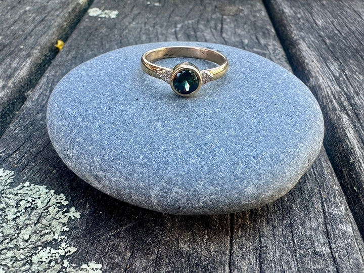 Australian sapphire ring