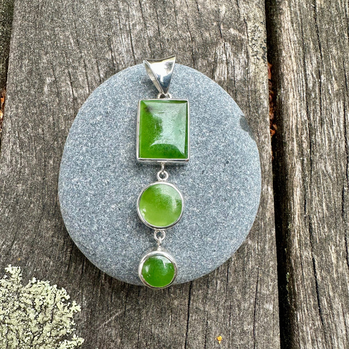 3 tier pounamu pendant