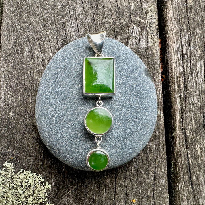 3 tier pounamu pendant