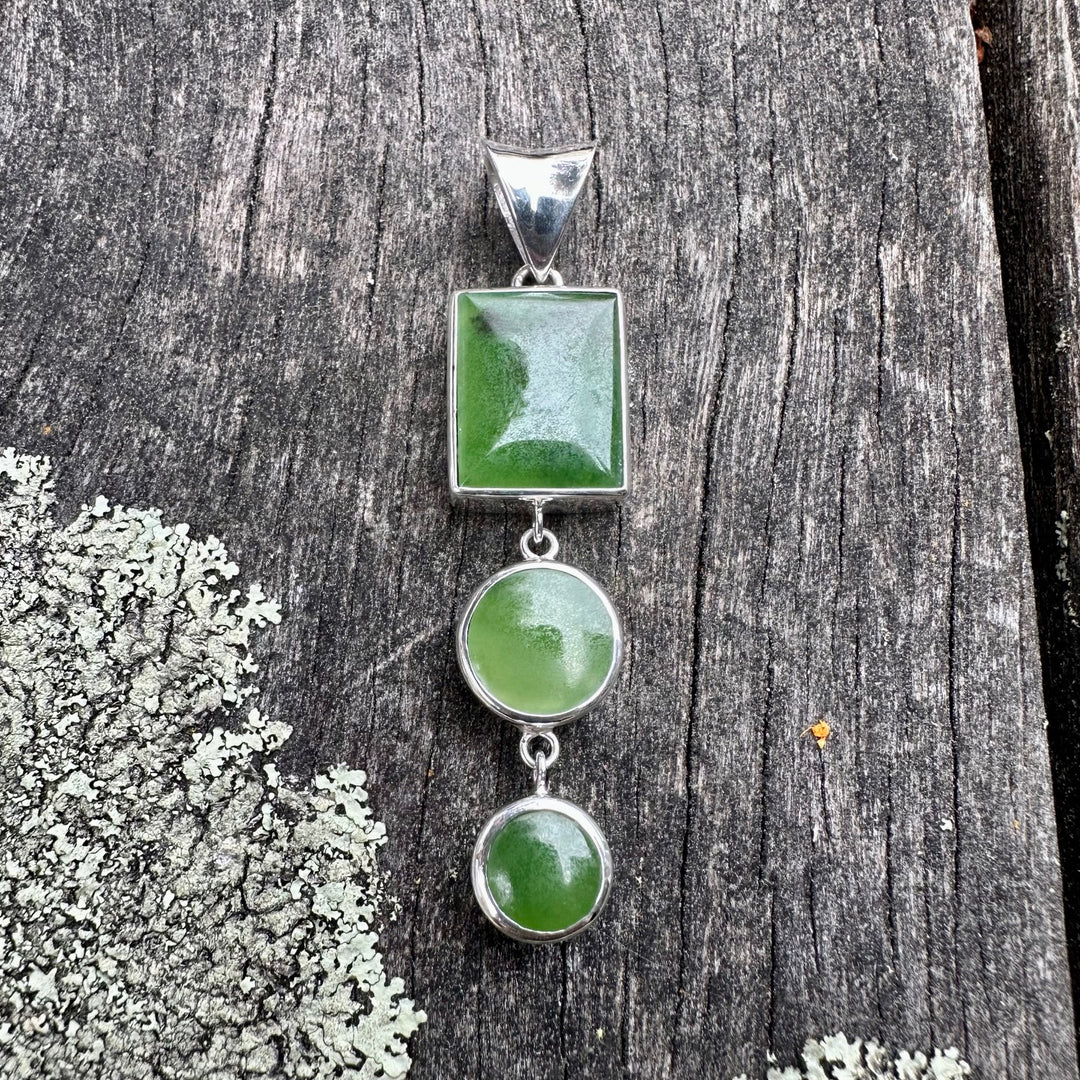 3 tier pounamu pendant