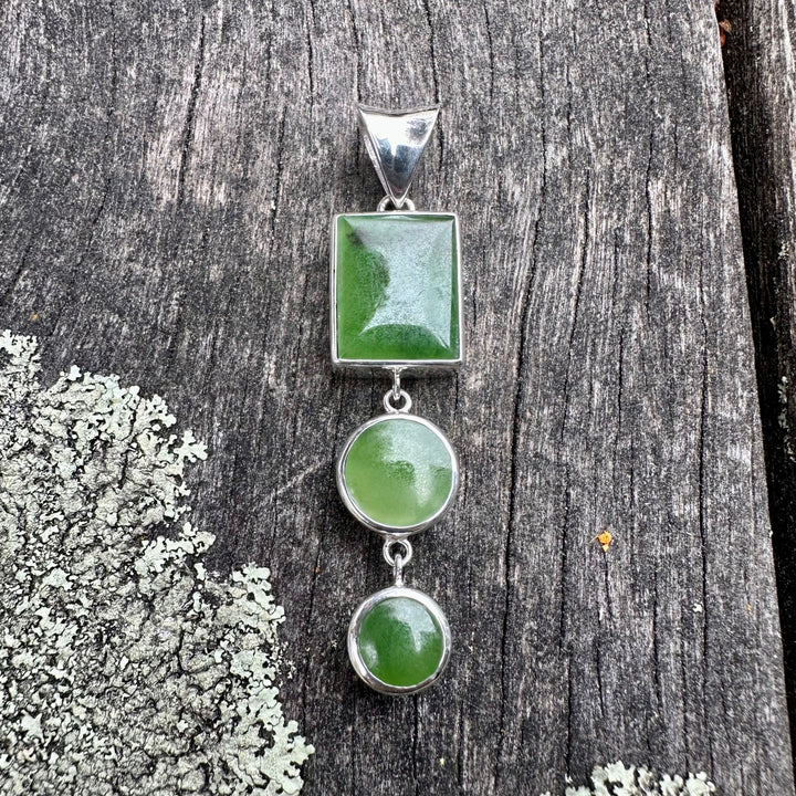 3 tier pounamu pendant