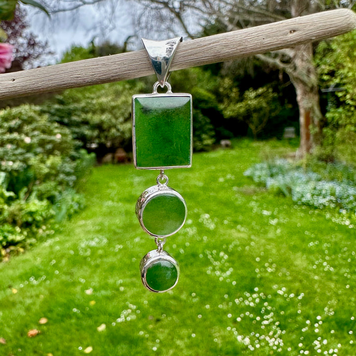 3 tier pounamu pendant