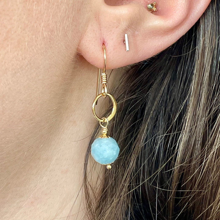 Aquamarine earrings