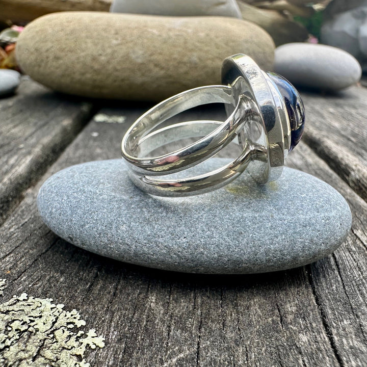 Small  Vintage oval dragons breath ring