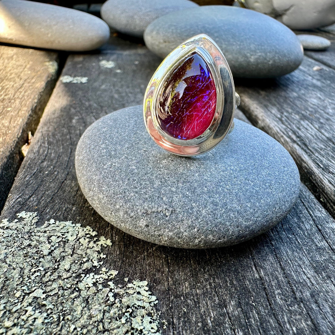Vintage dragons breath ring