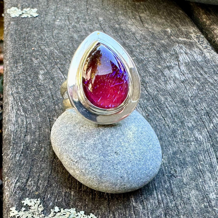 Vintage dragons breath ring