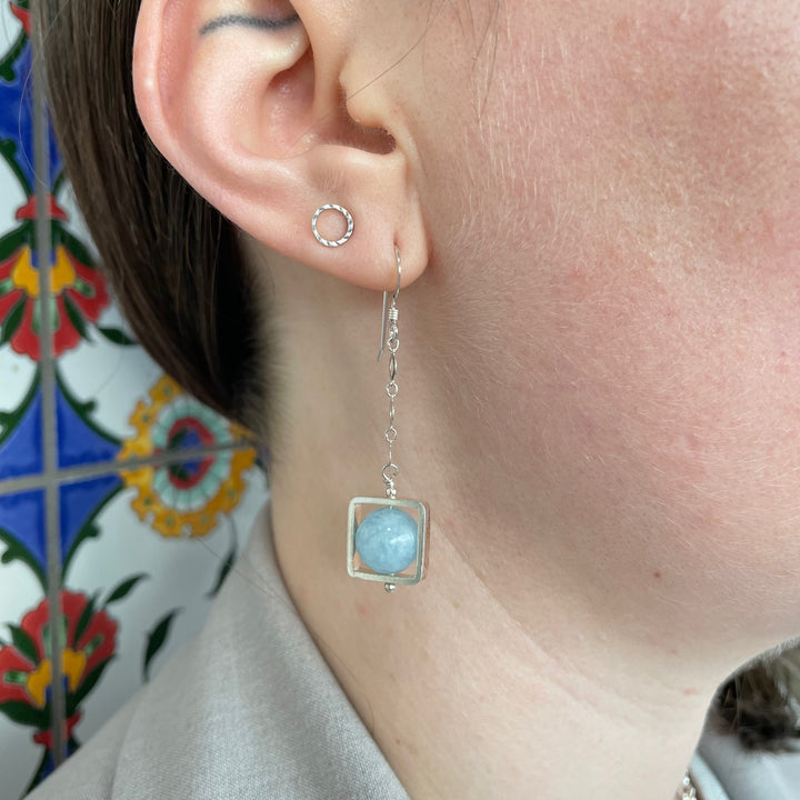 aquamarine earrings