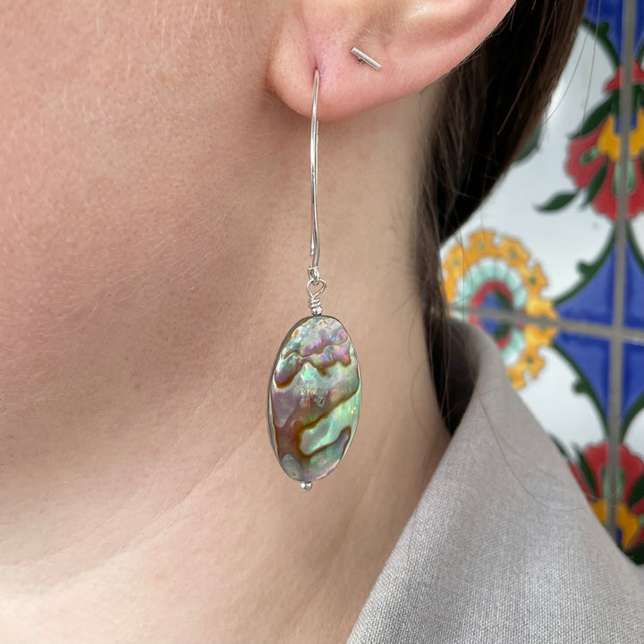 New Zealand pāua earrings