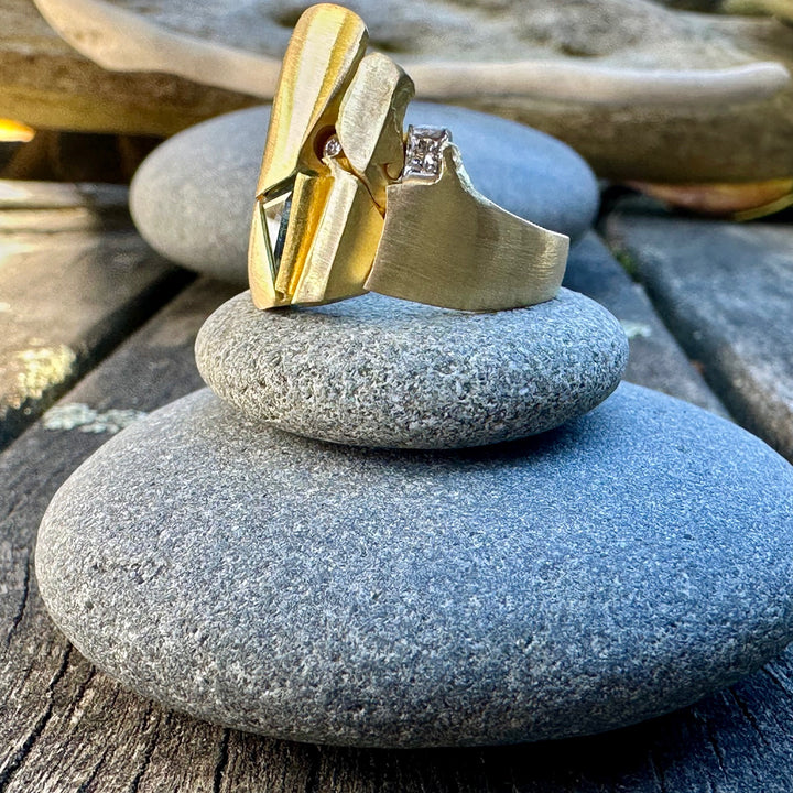 Vintage 18ct gold ring