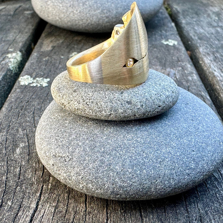 Vintage 18ct gold ring