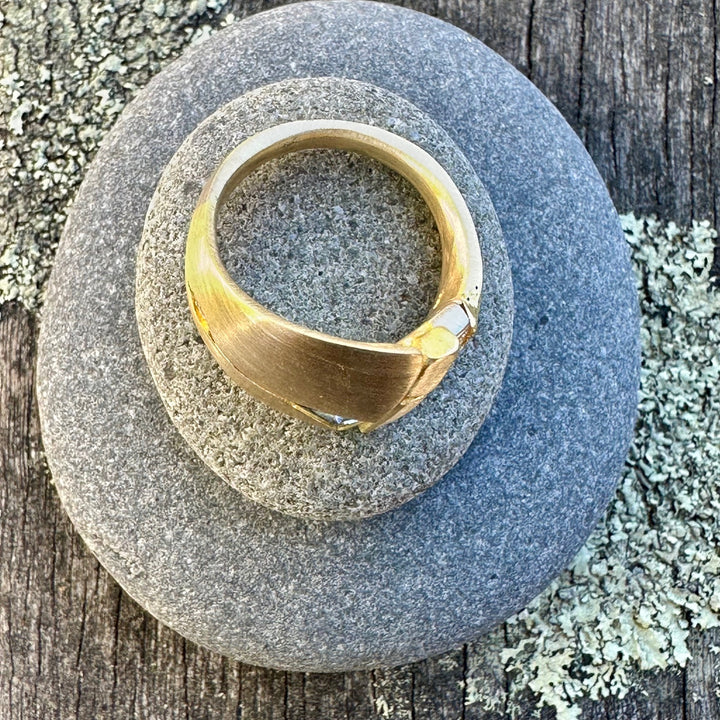 Vintage 18ct gold ring