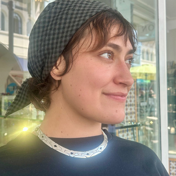 Heavy sterling silver collar ( 127grams)