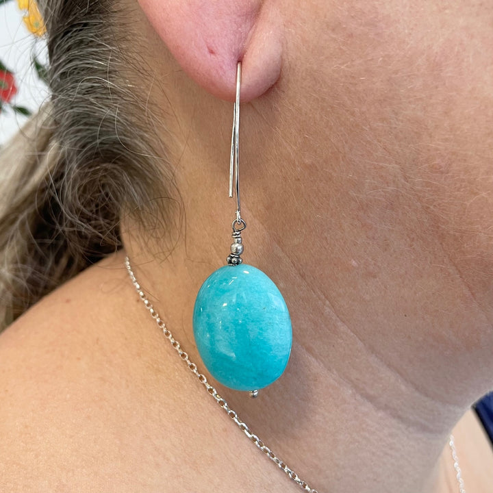 Amazonite earrings