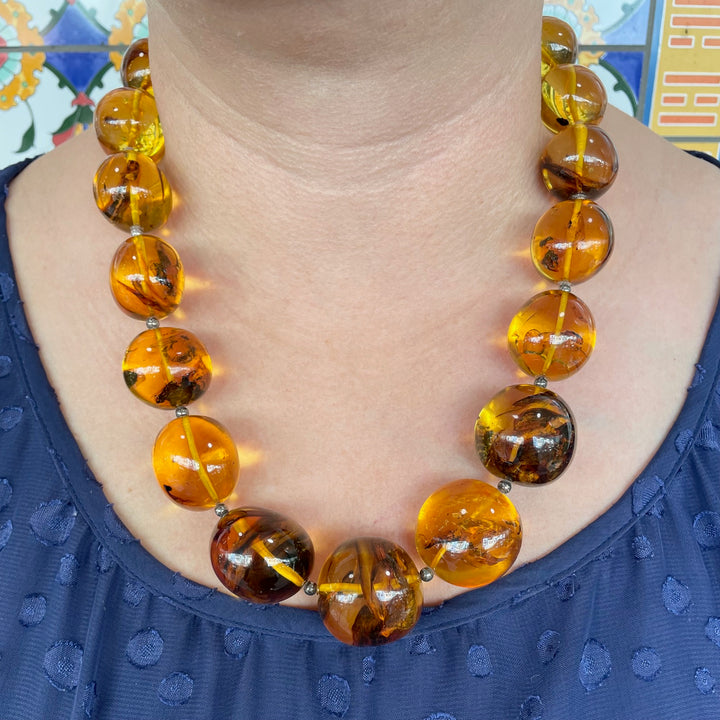 Graduated Lithuanian Amber Necklace